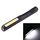 Lampada da lavoro / torcia elettrica a forma di penna ad alta luminosità 100LM, luce bianca, LED COB 2 modalità con clip penna magnetica ruotabile di 90 gradi (nero) Lampada da lavoro / torcia elettrica a forma di penna ad alta luminosità 100LM, luce bianca, LED COB 2 modalità con clip penna magnetica ruotabile di 90 gradi (nero)