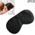 2 pezzi di pura seta per il riposo del sonno maschera per gli occhi imbottita copertura ombreggiante viaggio relax aiuti benda (nero) 2 pezzi di pura seta per il riposo del sonno maschera per gli occhi imbottita copertura ombreggiante viaggio relax aiuti benda (nero)