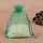 Sacchetti regalo da 100 pezzi Sacchetti in organza per gioielli Sacchetti estraibili per feste di compleanno per matrimoni, dimensioni sacchetto regalo: 7X9 cm (verde nerastro)