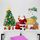 Albero di Natale Babbo Natale Adesivo da parete Soggiorno Camera da letto Sfondo Murale rimovibile