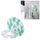 Portaspazzolino in plastica Dispenser di spazzolino da denti per stoccaggio di dentifricio (verde)