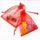 Sacchetti regalo in organza da 100 pezzi Sacchetti per imballaggio di gioielli Decorazione per feste di matrimonio, dimensioni: 7x9 cm (D6 rosso)