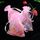 100 pezzi sacchetti regalo in organza borsa per imballaggio di gioielli decorazione per feste di matrimonio, dimensioni: 7x9 cm (D9 rosa)