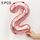 5 PCS 16 pollici Number Foil Balloons Busy Birthday Party Balloons da sposa