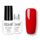ROSALIND Set di smalti semipermanenti UV Primer semipermanente Top Coat Poly Gel Smalto per unghie Gel per manicure, capacità: 7 ml ROSALIND Set di smalti semipermanenti UV Primer semipermanente Top Coat Poly Gel Smalto per unghie Gel per manicure, capacità: 7 ml