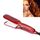 Ferro arricciacapelli ondulato in ceramica professionale da 2 pezzi 220V (rosso) Ferro arricciacapelli ondulato in ceramica professionale da 2 pezzi 220V (rosso)
