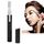 2 PCS Trimmer elettrico portatile per sopracciglia Trimmer per capelli Trimmer per rimozione di precisione Micro Clipper Rasoio per la cura del viso Trimmer da barba (nero classico)
