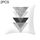 2 pezzi Federe decorative geometriche astratte semplici e moderne in bianco e nero Federa per cuscino in poliestere (22)