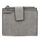 Tasca portamonete per portafoglio con cerniera in pelle corta moda vintage da donna (grigio)
