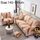 Divano Coperchi all-inclusive antiscivolo Elastico Elastico Elastico Completo Cover Cover Cover e cuscino, Specifica: Due sedile + 2 PCS Case (Famiglia letteraria) Divano Coperchi all-inclusive antiscivolo Elastico Elastico Elastico Completo Cover Cover Cover e cuscino, Specifica: Due sedile + 2 PCS Case (Famiglia letteraria)