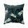 Piante tropicali Federa da cuscino in poliestere Federe decorative Foglie verdi Copricuscino da tiro Quadrato 45 cm x 45 cm (36)