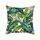 Piante tropicali Federa in poliestere Federe decorative Foglie verdi Copricuscino quadrato 45 cm x 45 cm (7)