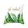 Piante tropicali Federa da cuscino in poliestere Federe decorative Foglie verdi Copricuscino da tiro Quadrato 45 cm x 45 cm (20)