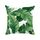 Piante tropicali Federa in poliestere Federe decorative Foglie verdi Copricuscino da tiro Quadrato 45 cm x 45 cm (21)