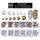 Chiodo piatto-back AB Crystal Strass Gemme con ciondoli 3D Decorazioni per unghie per manicure fai da te Chiodo piatto-back AB Crystal Strass Gemme con ciondoli 3D Decorazioni per unghie per manicure fai da te
