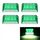 4 PCS ZS-6001 DC24V Auto / Truck Side Segnatore Lampada Lampada Lampada (luce verde) 4 PCS ZS-6001 DC24V Auto / Truck Side Segnatore Lampada Lampada Lampada (luce verde)