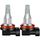 1 coppia H11 DC 12V-24V 12W 1800LM LED LED AUTO LIGHT (luce bianca)