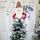 CX20208 Decorazione con ciondolo per albero di Natale con motivo Babbo Natale, dimensioni: L CX20208 Decorazione con ciondolo per albero di Natale con motivo Babbo Natale, dimensioni: L