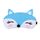 Cute Fox 3D Sleep Mask Rest Travel Sleeping Cover Sleep Ice Mask (blu)