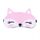 Cute Fox 3D Sleep Mask Rest Travel Sleeping Cover Sleep Ice Mask (rosa)