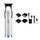 Climpper per capelli elettrico retrò ricaricabile USB S9 (argento)