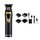 S9 USB ricaricabile retrò clipper per capelli elettrici (nero)