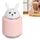 Umidificatore per animali domestici Luce notturna USB Lampada da comodino per la casa Lampada a risparmio energetico per il sonno muto (coniglio rosa)