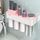 Mensola da bagno set porta spazzolino da denti punzonatura gratuita, stile: 3 tazze (rosa)