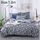 4 pezzi / set set biancheria da letto modello famiglia felice copripiumino lenzuolo piatto federa, dimensioni: 1,2 m (stellato)