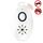 Mini portatile esterno ad ultrasuoni repellente anti-mouse anti-insetti per attività all'aperto in campeggio (bianco)