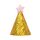 10 pezzi cappello compleanno dorato bambini età vestire cappello stella berretto torta glitter (stella rosa)