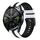 Per Huawei Watch GT 3 / GT 3 Pro cinturino verticale in silicone bicolore (bianco + nero) Per Huawei Watch GT 3 / GT 3 Pro cinturino verticale in silicone bicolore (bianco + nero)