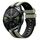 Per Huawei Watch GT 3 / GT 3 Pro cinturino verticale in silicone bicolore (verde menta + nero)