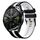 Per Huawei Watch GT 3 / GT 3 Pro cinturino verticale in silicone bicolore (nero + bianco) Per Huawei Watch GT 3 / GT 3 Pro cinturino verticale in silicone bicolore (nero + bianco)