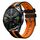 Per Huawei Watch GT 3 / GT 3 Pro cinturino verticale in silicone bicolore (nero + arancione) Per Huawei Watch GT 3 / GT 3 Pro cinturino verticale in silicone bicolore (nero + arancione)