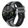 Per Huawei Watch GT 3 / GT 3 Pro cinturino verticale in silicone bicolore (grigio scuro + nero)