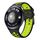 Per Huawei Watch 4 cinturino in silicone con foro tondo bicolore (nero verde) Per Huawei Watch 4 cinturino in silicone con foro tondo bicolore (nero verde)