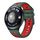 Per Huawei Watch 4 Cinturino in silicone bicolore con foro tondo (verde scuro rosso) Per Huawei Watch 4 Cinturino in silicone bicolore con foro tondo (verde scuro rosso)
