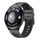 Per Huawei Watch 4 Cinturino in silicone bicolore con foro tondo (grigio grafite) Per Huawei Watch 4 Cinturino in silicone bicolore con foro tondo (grigio grafite)