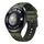 Per Huawei Watch 4 Cinturino in silicone bicolore con foro tondo (verde abete rosso)