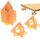 10 pz/pacco Supporto per piramide di vernici per la lavorazione del legno Supporto a cono (Champagne)