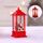 Decorazione da tavolo con lampada a LED a fiamma di simulazione natalizia con motivo Babbo Natale rosso Decorazione da tavolo con lampada a LED a fiamma di simulazione natalizia con motivo Babbo Natale rosso