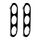 Per Samsung Galaxy S25+ 5G 2 pezzi ENKAY Hat-Prince 9H Pellicola in vetro temperato per obiettivo della fotocamera posteriore (nero) Per Samsung Galaxy S25+ 5G 2 pezzi ENKAY Hat-Prince 9H Pellicola in vetro temperato per obiettivo della fotocamera posteriore (nero)