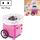 Carrello retrò Mini Cotone Candy Machine, Specifica: Regolamento europeo 220 V (rosa) Carrello retrò Mini Cotone Candy Machine, Specifica: Regolamento europeo 220 V (rosa)