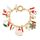 Braccialetto con ciondolo a forma di albero di Natale e Babbo Natale, stile: BR24Y0466-1 Braccialetto con ciondolo a forma di albero di Natale e Babbo Natale, stile: BR24Y0466-1