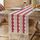 Tovaglia da tavolo ricamata con asciugamano natalizio da 33x122 cm, semplice tovaglia (anello d'amore)
