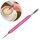 Fancy Coffee Pull Ago per fiori Asta intagliata in acciaio inossidabile Ago per fiori all'uncinetto (rosa) Fancy Coffee Pull Ago per fiori Asta intagliata in acciaio inossidabile Ago per fiori all'uncinetto (rosa)