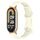 Cinturino per orologio in silicone con fibbia a farfalla da 12 mm (bianco retrò) Cinturino per orologio in silicone con fibbia a farfalla da 12 mm (bianco retrò)
