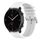 Cinturino per orologio in silicone con coda tonda da 20 mm (bianco)