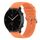 Cinturino per orologio in silicone con coda tonda da 20 mm (arancione)